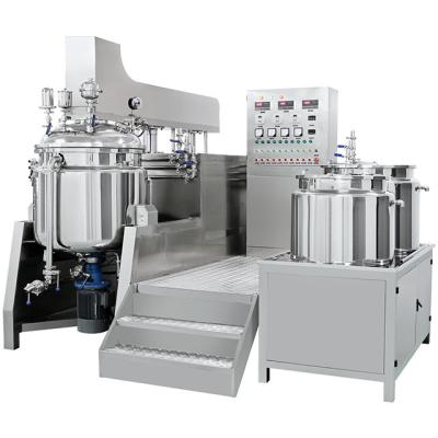 China Cosmetics Factory Production Cosmetic Vacuum Blender Emulsifying Face Cream Making Machine Vacuum Homogenizer for sale