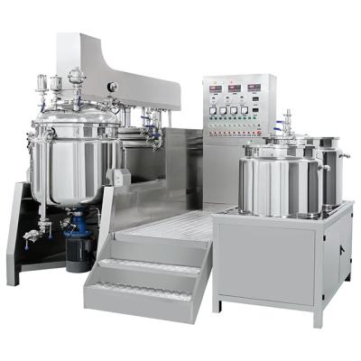 China Cosmetics Factory Production 300L Vacuum Blender Homogenizer Emulsifying Cosmetic Cream Making Machinery for sale