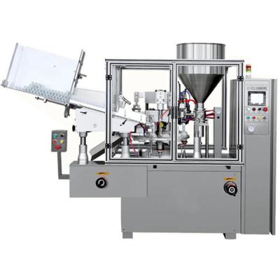 China Chemical Automatic Cream Plastic Tube Filling Sealing Machine For Cosmetic for sale