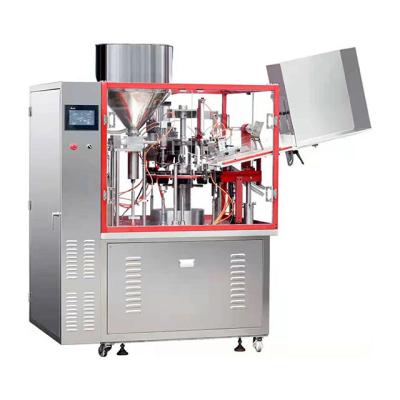 China Automatic chemical tail sealing machine, toothpaste, eye cream and other pipe filling and tail sealing machine for sale