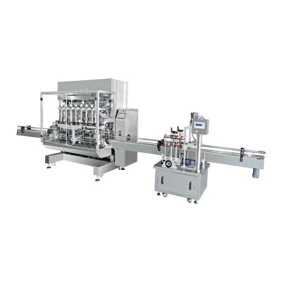 China Filling Line Liquid Filling And Capping Machine Cosmetic Liquid Filling Chemical Hand Sanitizer Machine for sale