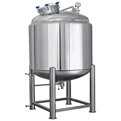 China Factory Fixed Stainless Steel Sealed Storage Tank , Cosmetics Liquid Storage Tank for sale