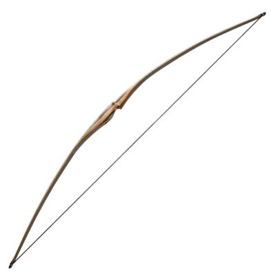 China TIR high quality archery hunting traditional low bow price long and traditional low bow price black arrow hunter bow long long for sale