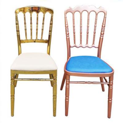 China Modern Design Luxury Gold Hotel Chiavari Chair Used For Wedding Event Banquet for sale