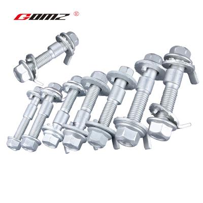 China GOMZ car eccentric screw four wheel alignment camber civic grade bolt12.9 17MM positioning screw for sale