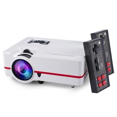 China Latest Model Exclusive Game Player Wireless Projector 2.4G Video Game Console 620 Retro Wireless Games for sale