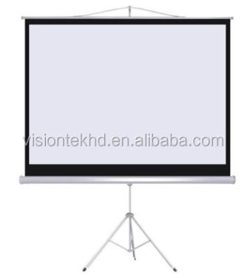 China High Quality Tripod Screen Outdoor Projector Screen , Projector Screen Motorized Tripod 100inch 16:9 for sale