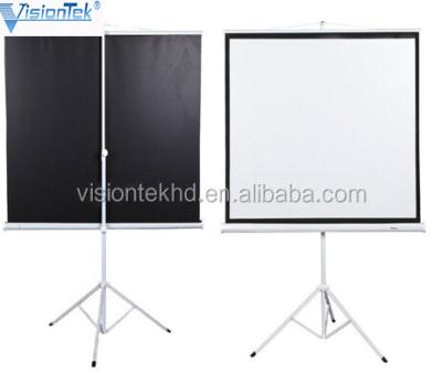 China 1:1 100inch Electric Tripod Floor Projector Screen Tripod Stand 100inch 200inch 300inch for sale