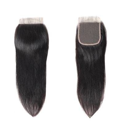 China HD Curly Loop Straight Closure Lace, Hair Closure, Lace Closures Pre Plucked Virgin Hair Bones Cheap Straight Closure Hair for sale