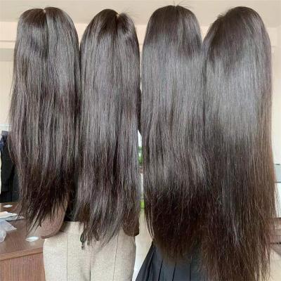 China Straight 30 Inch Virgin Hair Wigs , 30inch Hair Wig 210% Density 30 Inches Long for sale