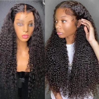 China Brazilian Water Wave Human Hair 18inches Wigs Hair Lace Front Brazilian, Swiss Lace Front Wig, 30 Inch Premium Waterwave Wig for sale