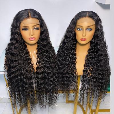 China Body Wave HD Full Lace Human Hair Virgin Cambodian Curly Long Wig,Brazilian French Curly Wigs With Curly Hair Long Half Hair Wigs 24 Inches for sale