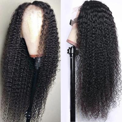 China Brazilian Kinky Curly Curly Human Glue Less Curly Wigs Curly Hair Bundle Wig, Lace Front Human Hair Kinky Curly Wig 13X6 13*4 for sale