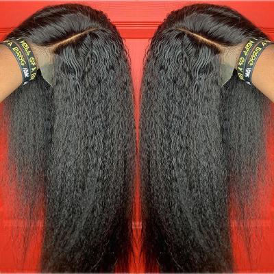 China Curly Straight Silky Straight Wave Wig Human Hair Lace Wig Straight Lace Wig for sale