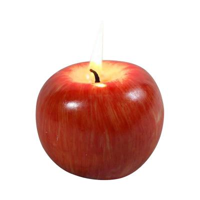 China Wholesale Birthdays Apple Shape Luxury Art Christmas Wedding Gift Set Soy Wax Home Fruit Fragrance Style Ins Decoration Scented Candle for sale