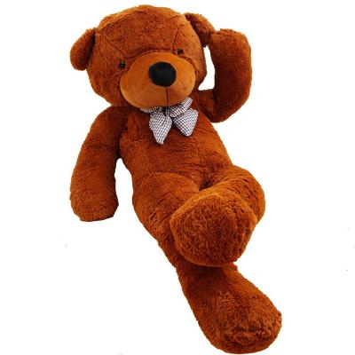 China Giant Plush Toy 200cm Unstuffed Large Soft Empty Skin Teddy Bear Bearskin Coat Soft Shell Semi-Complete Plush Toys For Kids Doll for sale