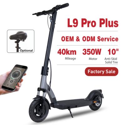 China Powerful Adult Electric Scooter 350w 10inch Brushless Motor Speed ​​Fast Folding Electric Scooter Unisex for sale