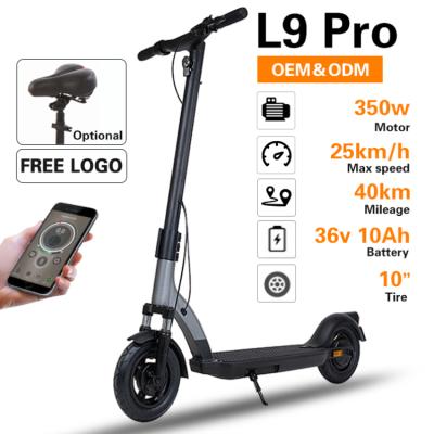 China China Wholesale Unisex Mobility 350w Motor 10inch Wheel Folding Electric Scooter For Adults for sale