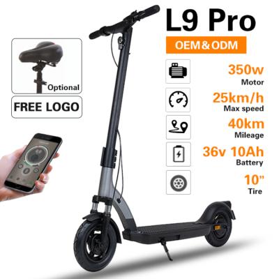 China Adults 350w Electric Scooter 36v Unisex Foldable Wheel Motor 25km/h 10inch Electric Scooter for sale