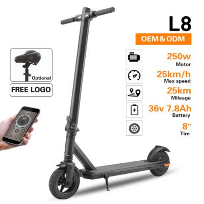 China Adult 36v Motor Electric Scooter Canada Unisex Mobility E Scooter 350 Watt Electric Scooter Foldable for sale