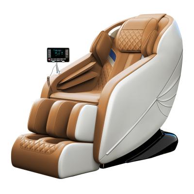 China Full body quality luxury shiatsu massage chair with good vibration supply 4d SL massage recliner kneading rocking wooden chair for sale