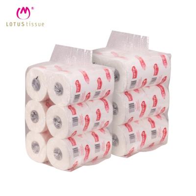 China Soft Comfortable Factory Supply Direct Core Scott Bath Tissue 500 Sheets Toilet Paper Roll Eco-friendly for sale