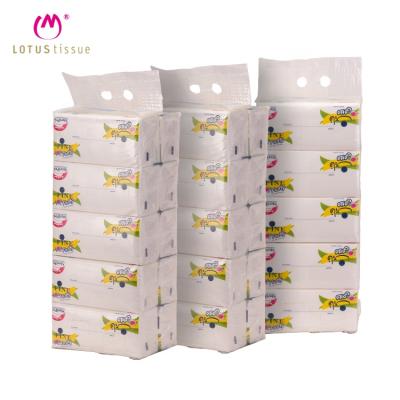 China Free Sample Eco-friendly Soft Comfortable Brand Names Printed Soft 2ply Bundle Facial Paper Cleaning Tissue for sale