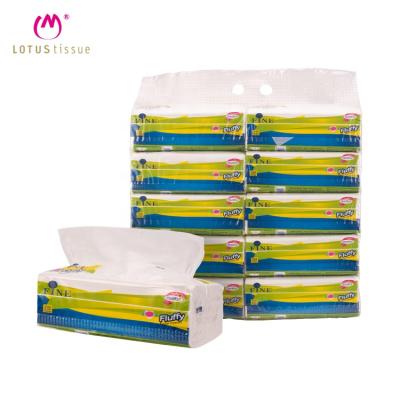 China Quality Eco-friendly Soft Comfortable Manufacturer Compressed 200 Sheets 2ply Pack Soft Facial Tissue Paper for sale