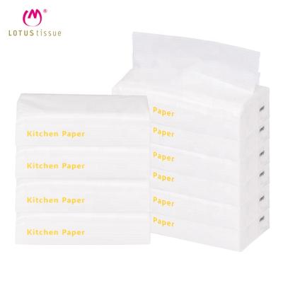 China Oil Free Soft Comfortable Sample Disposable Eco - Friendly Absorb Household Kitchen Interfold Hand Towel Paper for sale