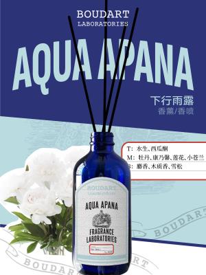 China AQUA APANA Reed Diffuser Perfume Glass Bottle Essential Oil Aroma Rattan Sticks for Home Decor for sale