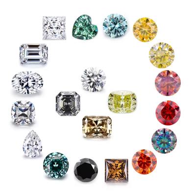 Cina Fancy Yellow Gray Dark Grey Canary Green Red Pink Color Coloured Loose Diamonds in vendita