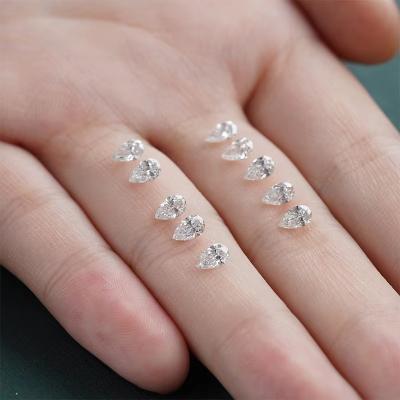 China Lab Grown Diamonds for Jewelry Pendant Bracelet Earring , Pear Cut Moissanite Loose Stones zu verkaufen