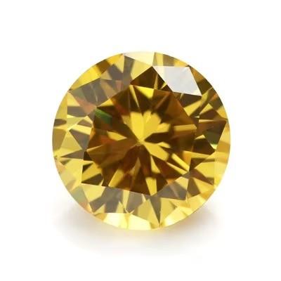 Cina Ingrosso 3A Colori CZ Pietre Round Cut 3.0mm-9.0mm Cubic Loose Moissanite Diamante Per Gioielli d'argento in vendita