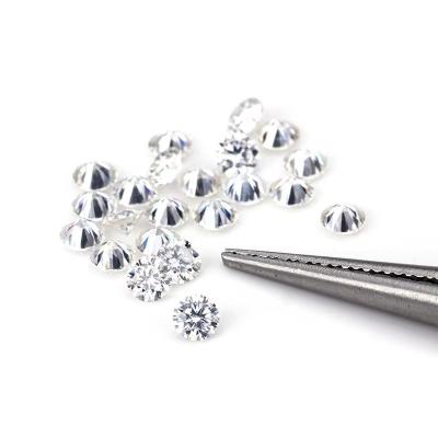 Cina ingrosso libero piccolo Moissanite taglio rotondo 0,8mm- 3mm Bianco D moissanite diamante VVS1 per carato per gioielli Hip Hop in vendita