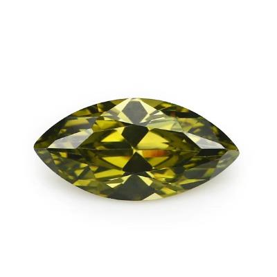 China 8x4mm Marquise Shape CZ Stones Ideal for Jewelry Making and Men's Wedding Bands for sale