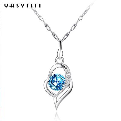 China Heart Sterling Silver Jewelry Necklaces for sale