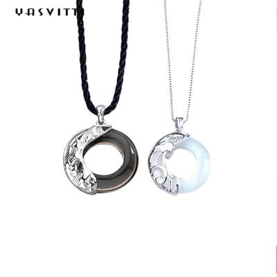 China SGS de cadena de los 22in 1.62g Dragon Phoenix Necklace Fiancé 925 Sterling Silver Pendants en venta