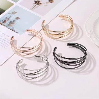 China New Design Hiphop Alloy Bracelet Different Colors Bracelet For Women for sale