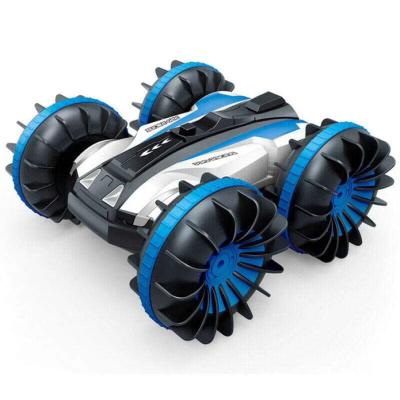 China Obstacle Avoidance OEM Remote Control Amphibious 1:18 2.4Ghz 4WD RC Stunt Car for sale