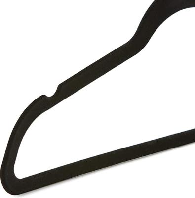 China Non Slip Velvet Hangers, Non Slip Suit Hangers, Rose Gold Black - Pack of 30 for sale