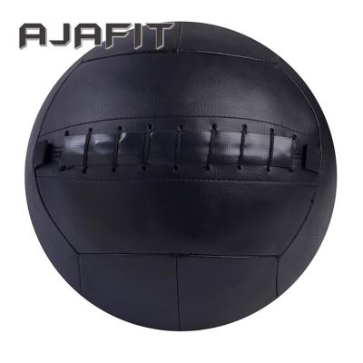 China Environmental Cheap Promotional Gym Ball Bars Cross Fitness Wall Bars Gym Exercise Wall Fit Ball Double Handles Advanced Rubber Wall Ball for sale