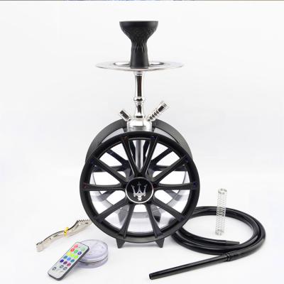 China Eco-friendly China Amazon popular moden acrylic hookah wheel hookah for sale