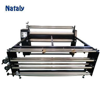 China Garment Shops 1.2m Large Format Fabric Roller Sublimation Machine 220mm Diameter Roll To Roll Calender Press For Bed Sheet for sale