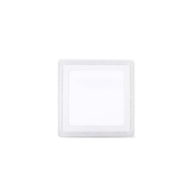 China RADA Sensor Led Ceiling Light Long Lifespan LED Panel Light Outdoor Mounted Two Color 3+3w White+Blue RGB Latest Product Square Led Panel Light for sale