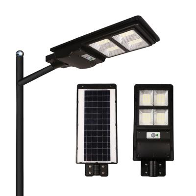 China Outdoor 40W Integrated Waterproof Solar Led Street Light Microwave Detector Ip65 Solar Led Street Light And Factory Remote Control for sale