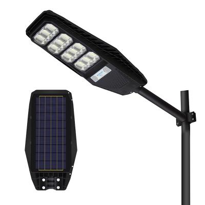 China New Model Solar Led Light For ROAD 200W SMD 2835 Street All In One Pole ABS IP65 Street Light for sale