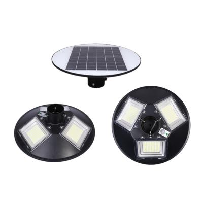 China ROAD 150W all in one UFO solar garden light factory supply ABS direct lamp body solar led street light for sale