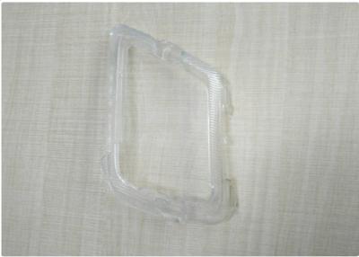 China Transparent Molded Plastic Optics Lamp Lens Texturing / Polished Surface for sale