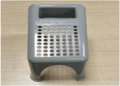 China Household / Industrial Plastic Products Grey Molded Plastic Stool PP Material for sale