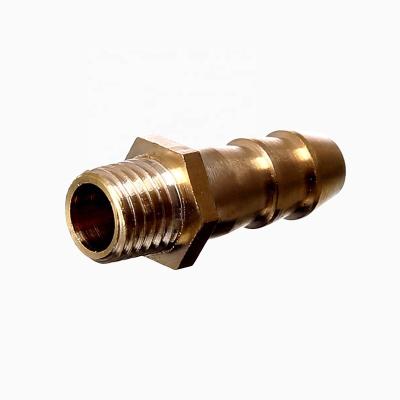 China Aluminum CNC Machining Precision Brass Metal Parts Custom Non-Standard All-Copper Wire Adapter for sale